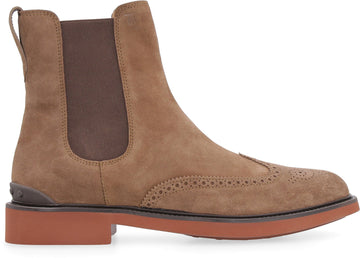 SUEDE ANKLE BOOTS