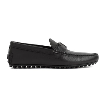 TOD`S GRAINED LEATHER LOAFER CITY GOMMINO