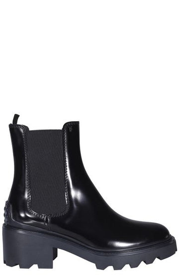 ITALIAN LEATHER CHELSEA BOOTS.