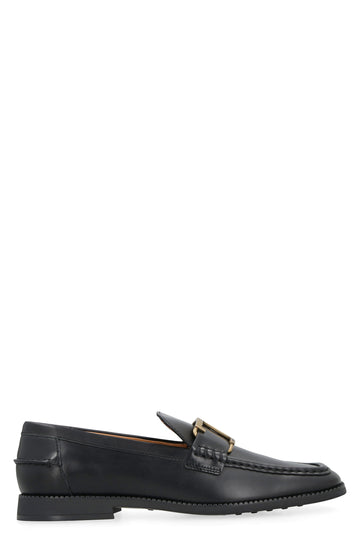 LOGO DETAIL LEATHER LOAFERS