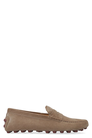 GOMMINO BUBBLE SUEDE LOAFERS