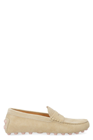 GOMMINO BUBBLE SUEDE LOAFERS