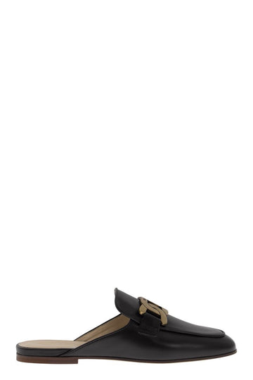 TOD'S CHAIN MULES