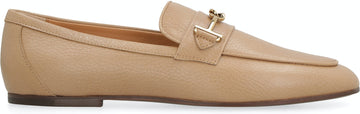 LEATHER LOAFERS WITH BOW