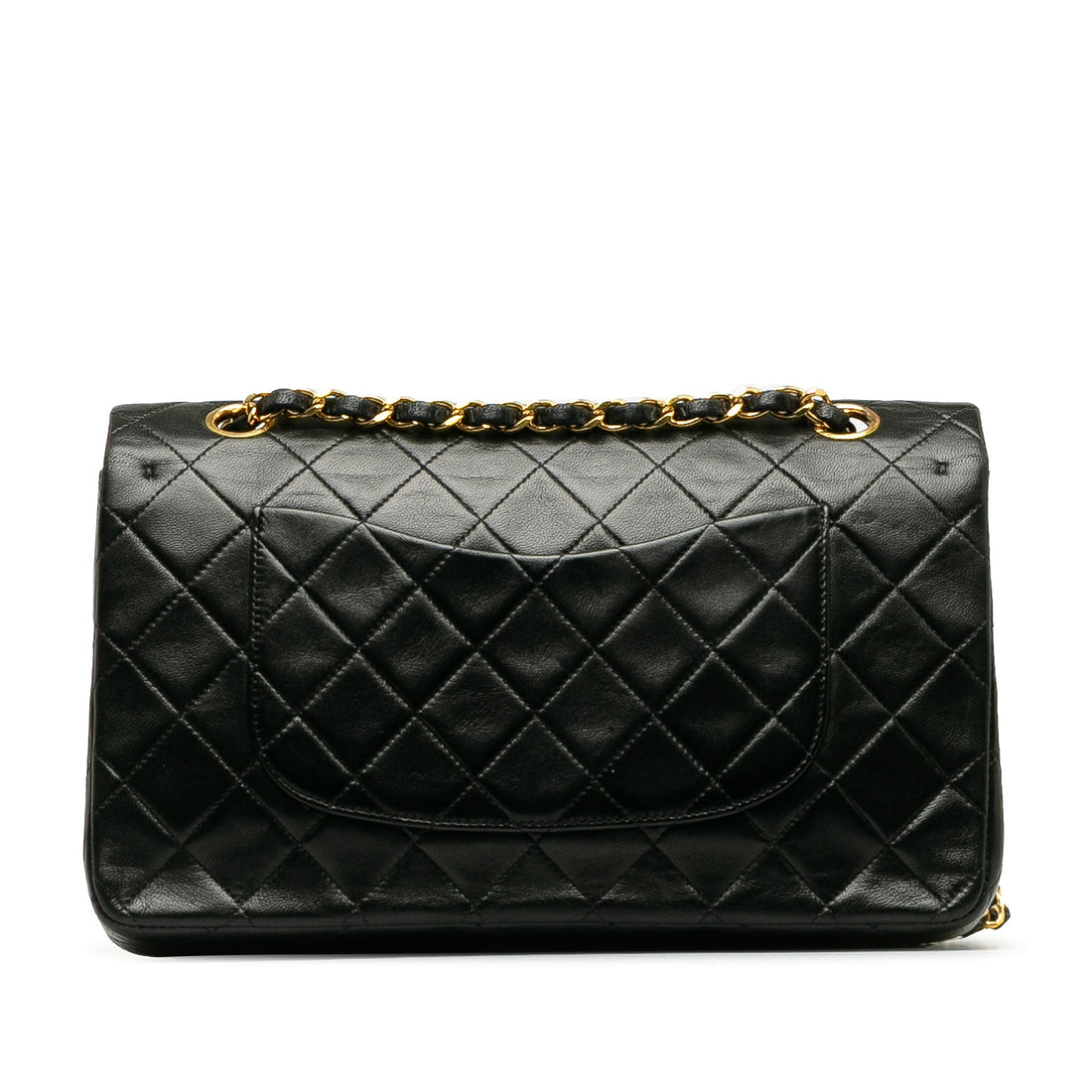CHANEL Medium Classic Lambskin Double Flap Shoulder Bag