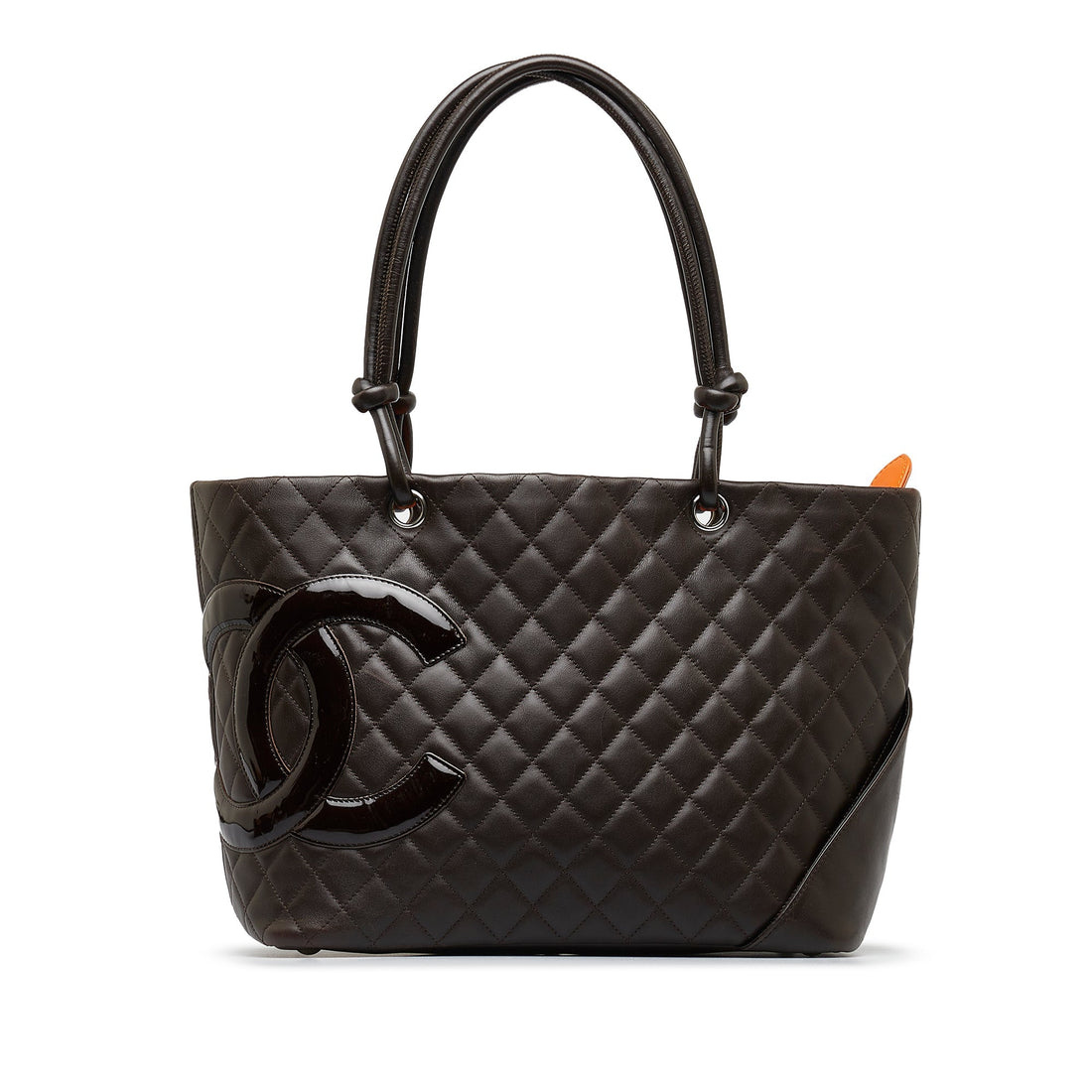 Brown Top Quality Chanel Large Cambon Ligne Tote