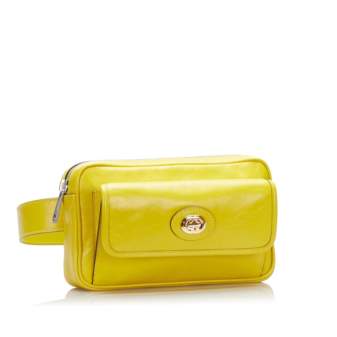 Gucci Interlocking G Morpheus Belt Bag Yellow