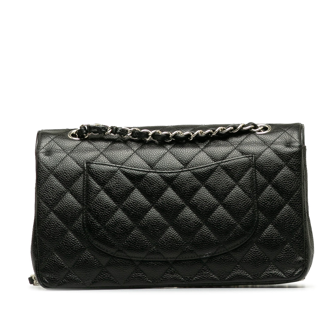 CHANEL Medium Classic Caviar Double Flap Shoulder Bag