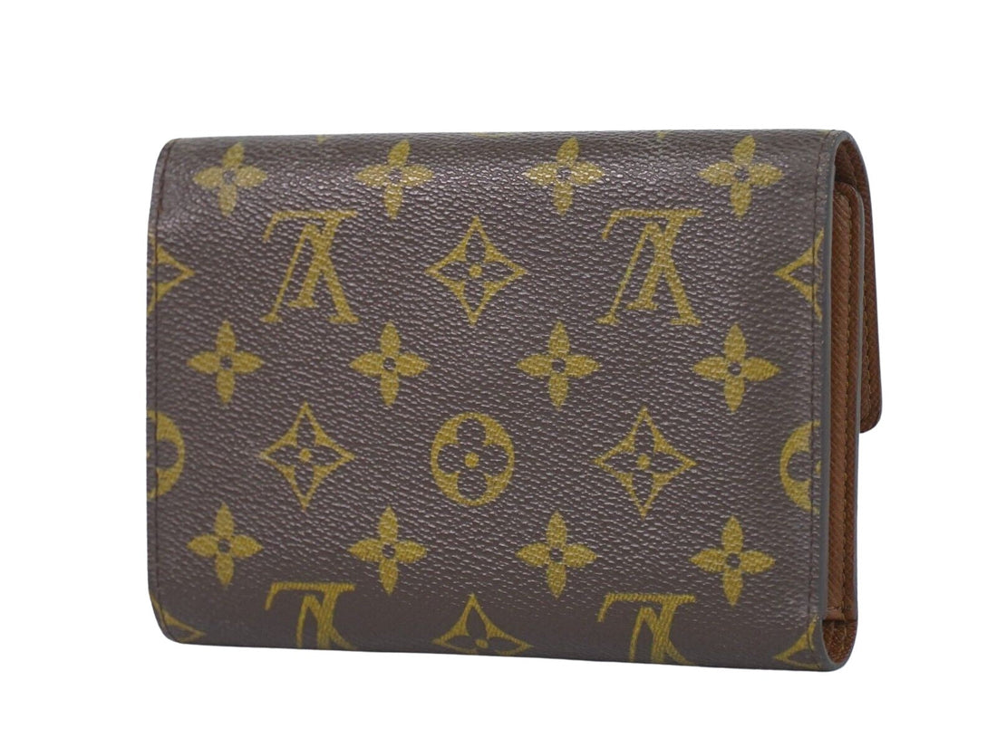 Louis Vuitton Porte Monnaie Cit  Canvas Wallet