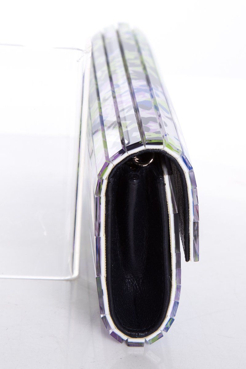 Jimmy Choo Floral Sweetie Acrylic Clutch