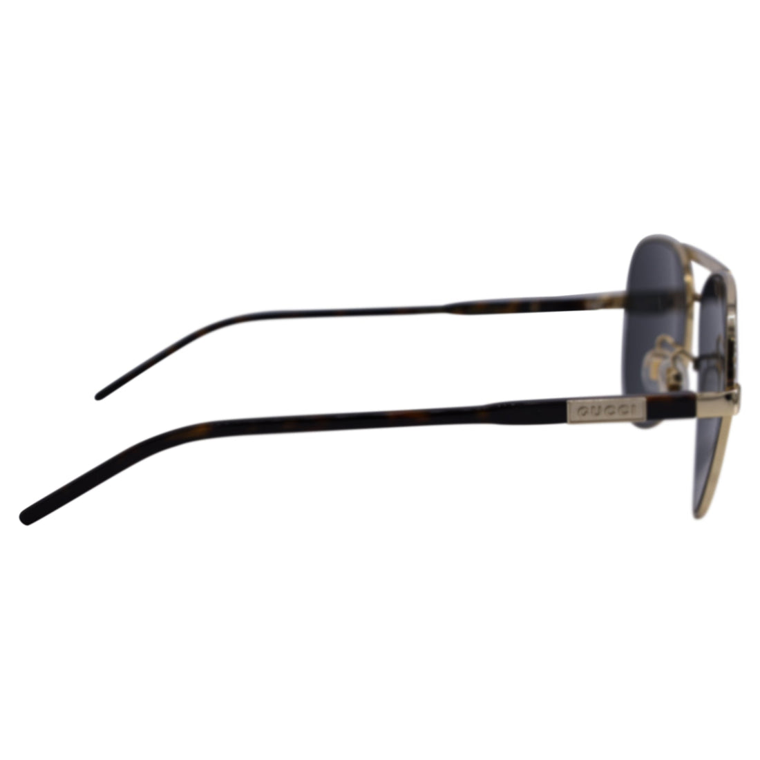 Gucci Aviator Sunglasses in Gold Metal