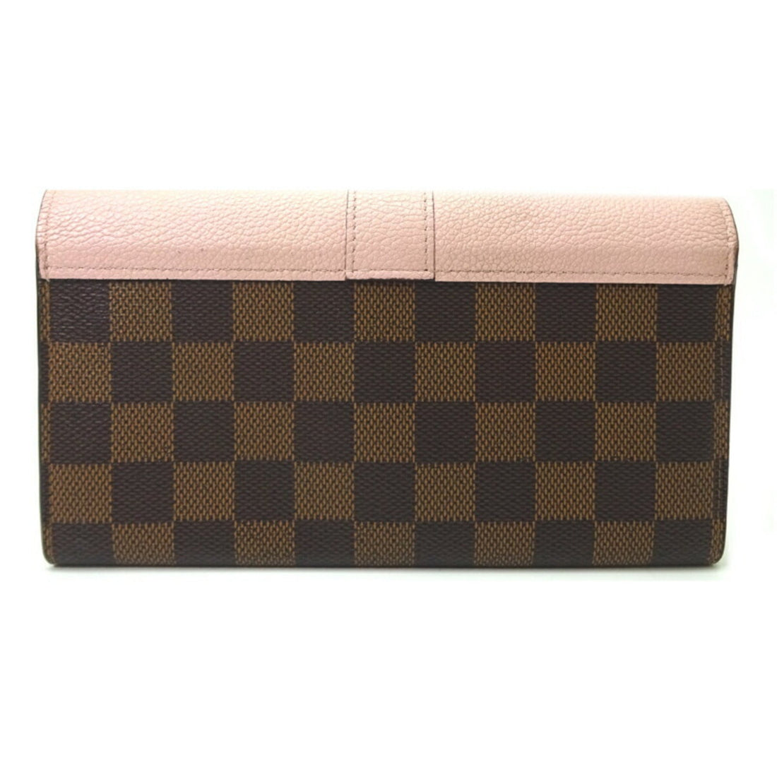 Louis Vuitton  Damier Canvas Leather Long Wallet (Bi-Fold)