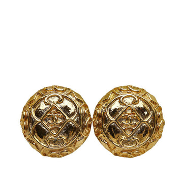 Chanel  Circle Round Earring Gold Make-up  Chanel