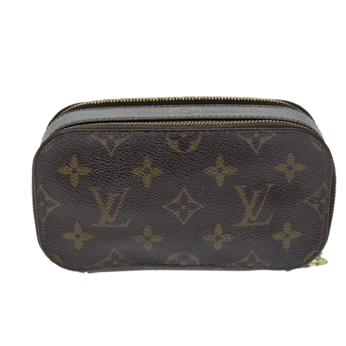 Louis Vuitton Trousse Brush Pm  Canvas Clutch Bag