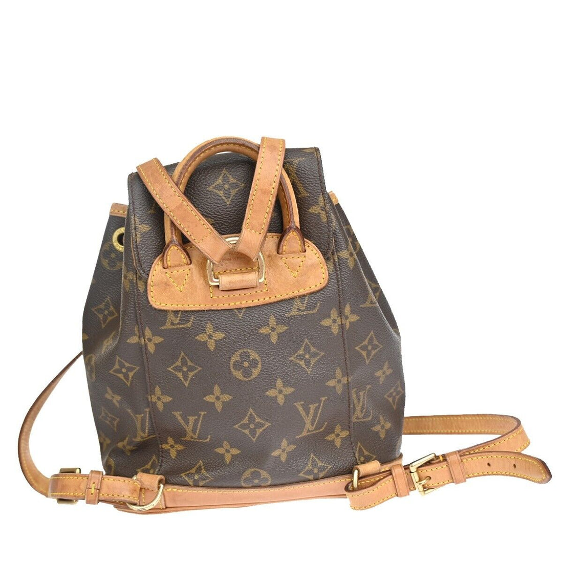 Louis Vuitton Montsouris  Canvas Backpack Bag