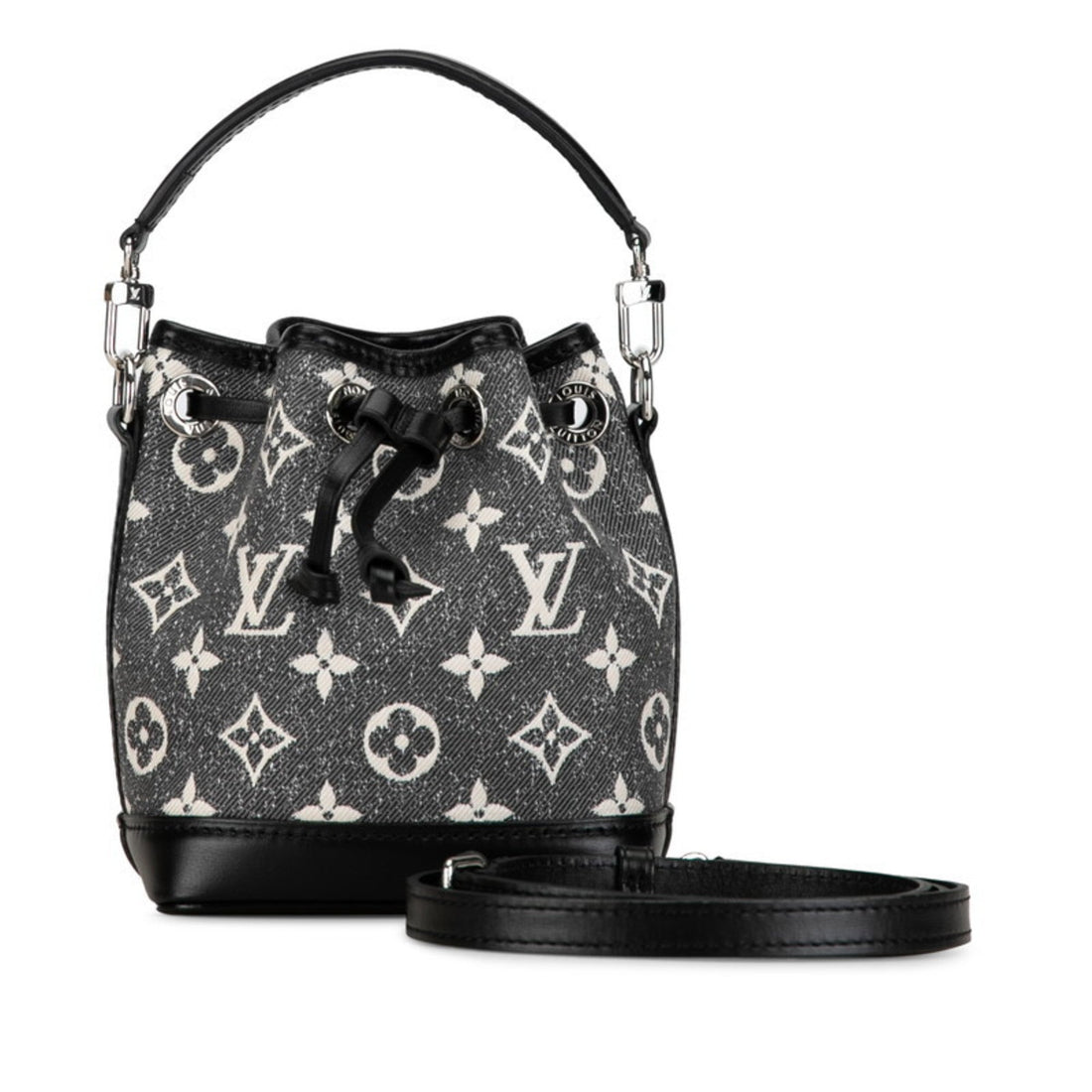 Louis Vuitton   blue Leather Handbag Shoulder Bag