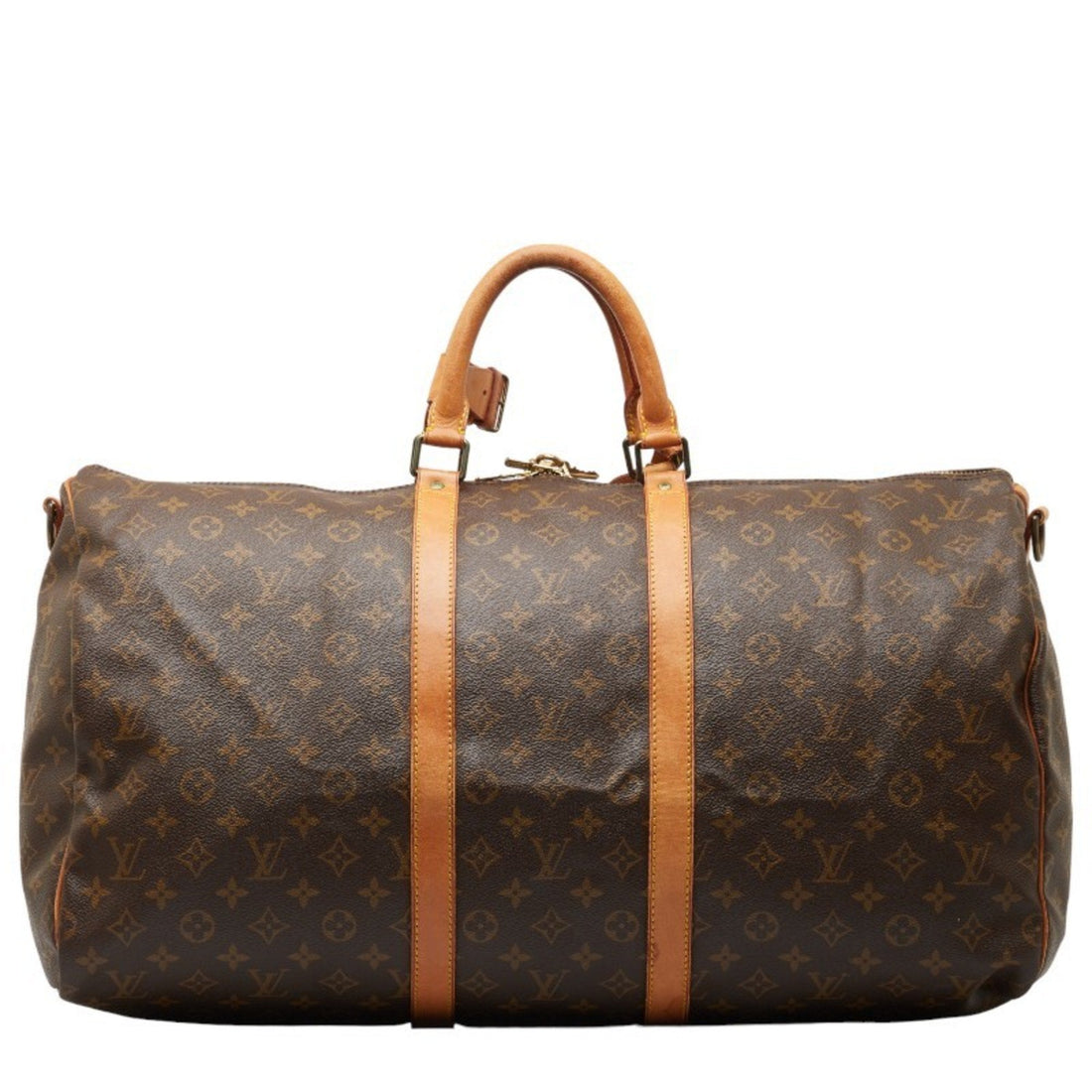 Louis Vuitton Keepall Bandouliere 55  Canvas Travel Bag