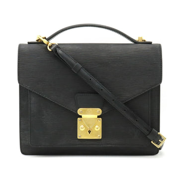 Louis Vuitton Monceau  Leather Shoulder Bag