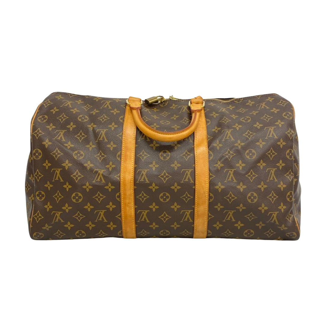 Louis Vuitton Keepall 55  Canvas Travel Bag