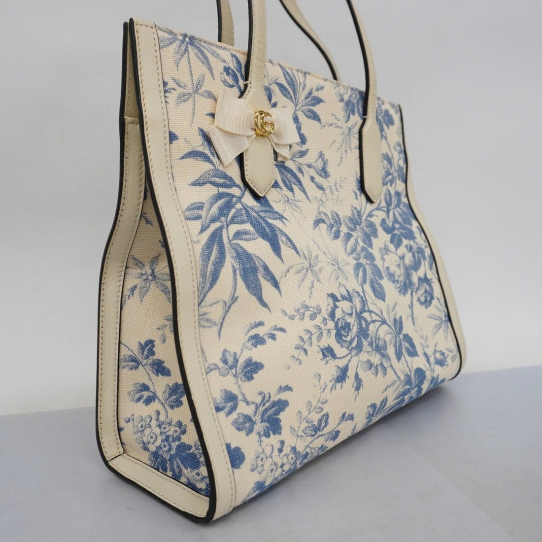 Gucci blue ivory Canvas Tote Bag ()