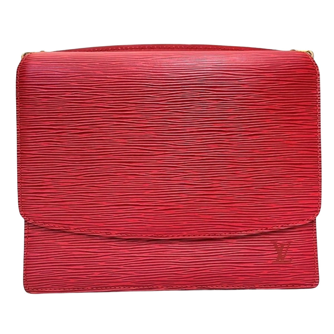 Louis Vuitton Grenelle  Leather Shoulder Bag