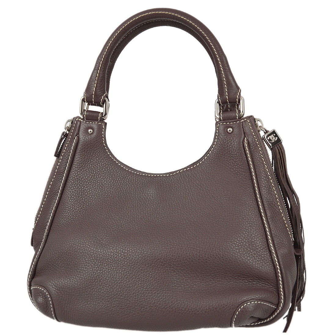Chanel 2003-2004 Brown Hobo Handbag
