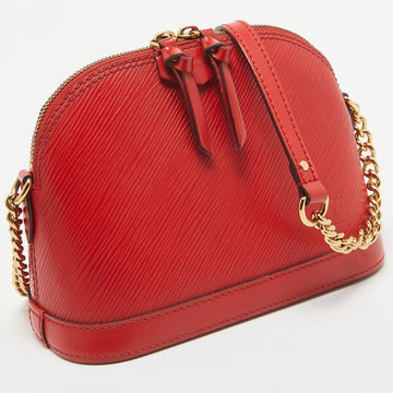 Louis Vuitton Red Epi Leather Mini Alma Bag
