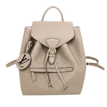 Louis Vuitton Montsouris  Leather Backpack Bag
