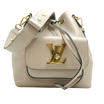 Louis Vuitton Lockme  Calfskin Shoulder Bag