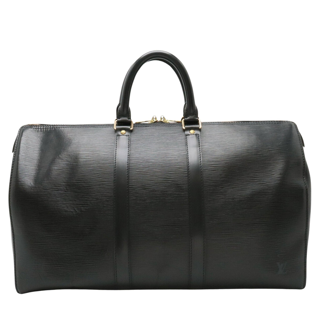 Louis Vuitton Keepall 45  Leather Travel Bag