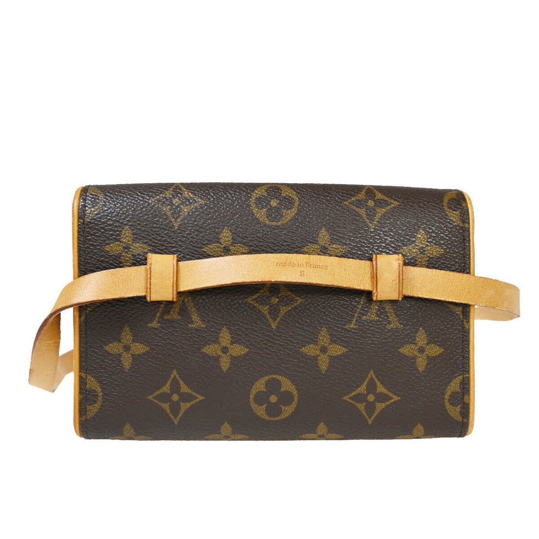 Louis Vuitton Pochette Florentine  Canvas Clutch Bag