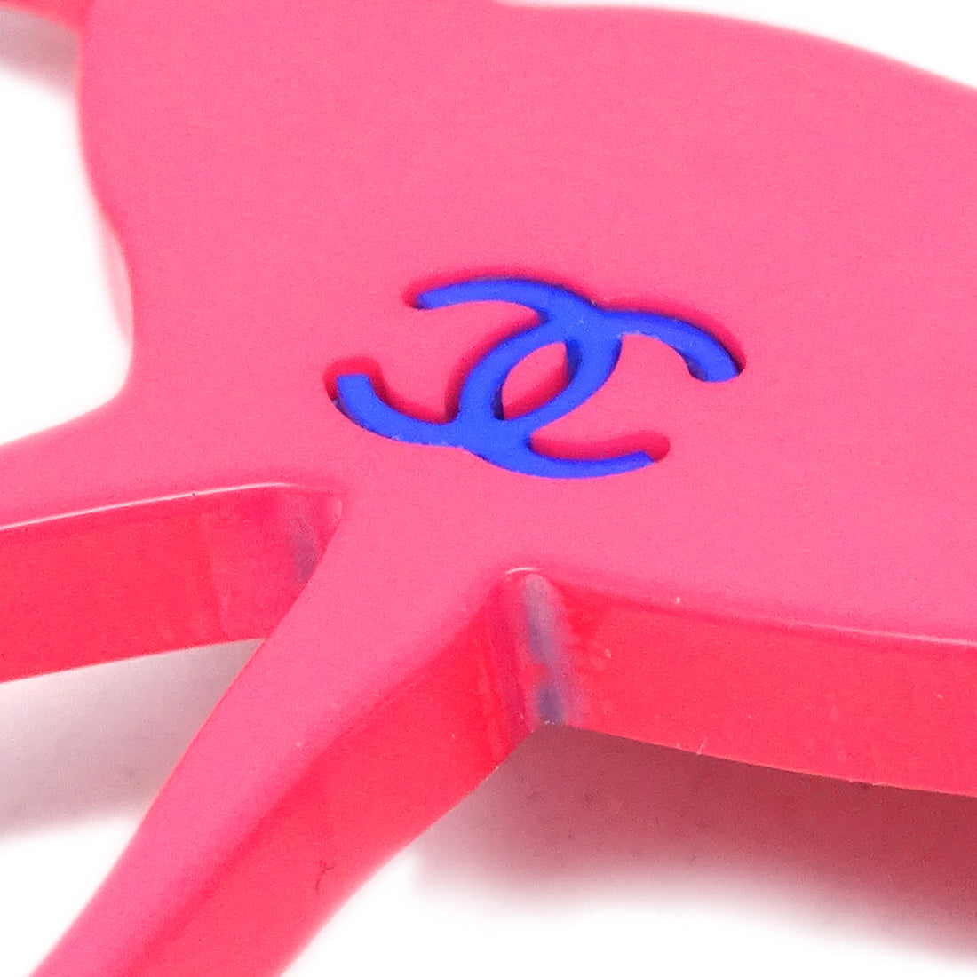 Chanel Deer Brooch Pin Pink 01A