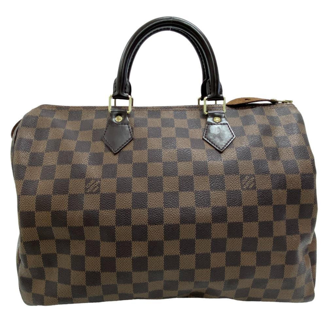 Louis Vuitton Speedy 35  Leather Handbag
