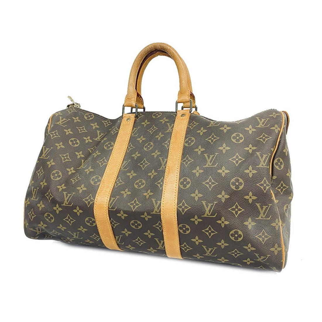 Louis Vuitton Keepall 45  Canvas Travel Bag