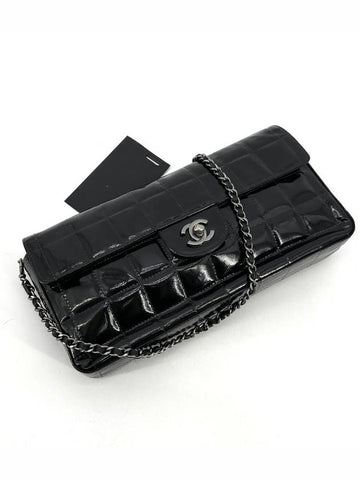 chocolate bar shoulder bag Chanel