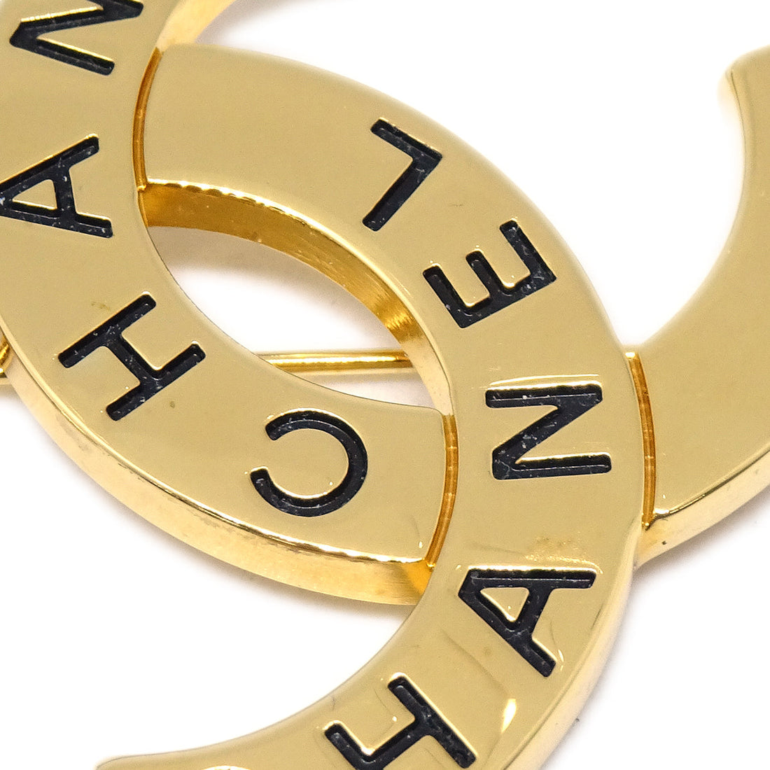 Chanel CC Brooch Pin Gold 98P