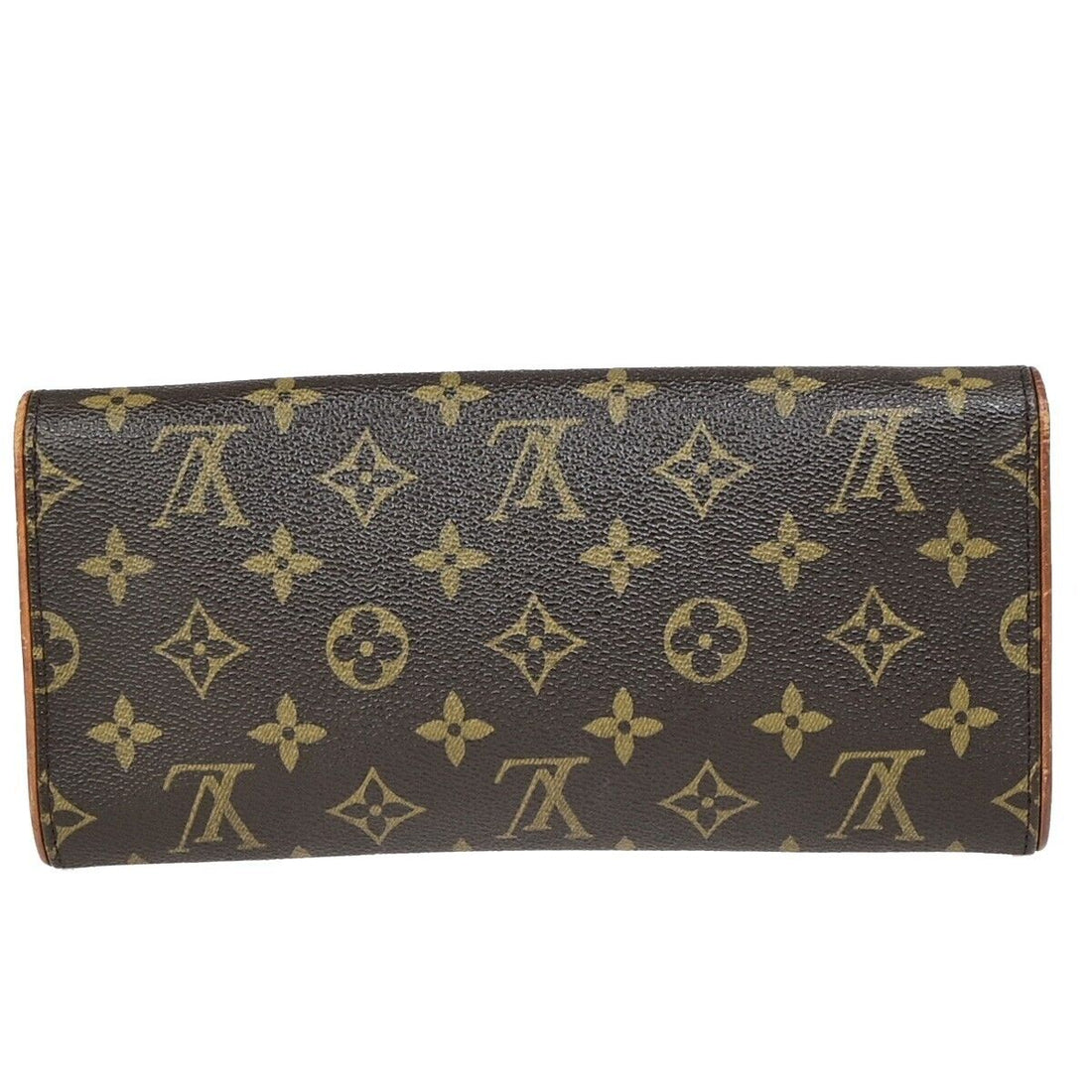 Louis Vuitton Pochette Twin Gm  Canvas Clutch Bag