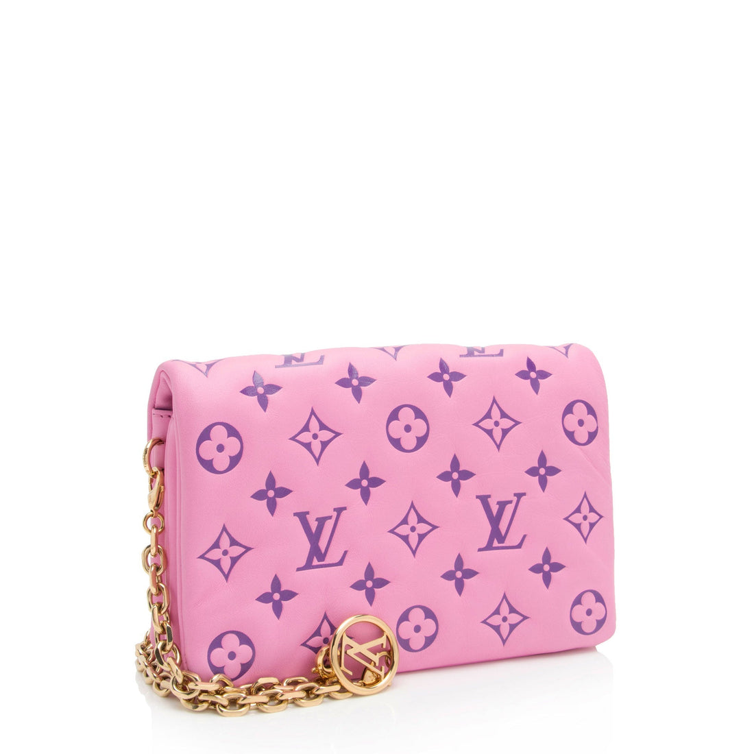 Louis Vuitton Monogram Embossed Lambskin Coussin Pochette
