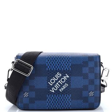Studio Messenger Bag Limited Edition Damier Graphite 3D