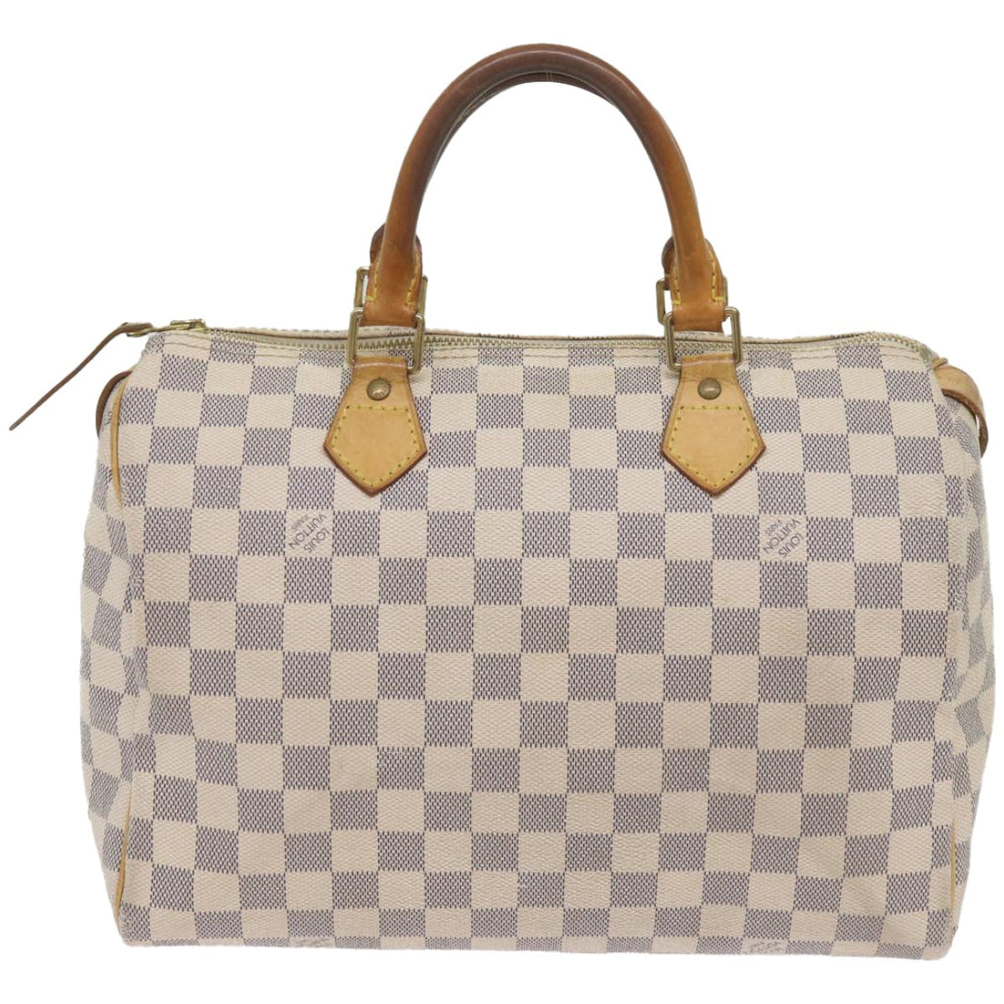 Louis Vuitton Speedy 30  Canvas Handbag