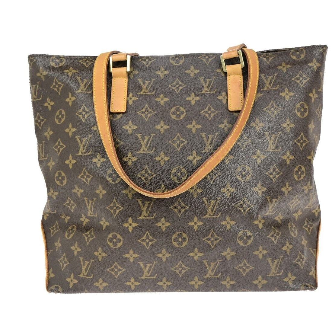 Louis Vuitton Cabas Mezzo  Canvas Shoulder Bag