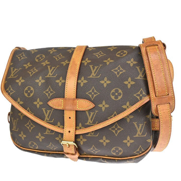 Louis Vuitton Saumur 30  Canvas Shoulder Bag