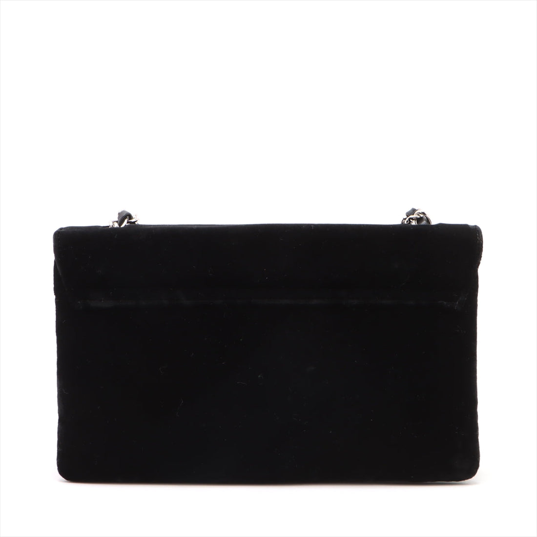 Top Quality Chanel Camelia Belbet X Leather Chain Shoulder Bag Black Silver G