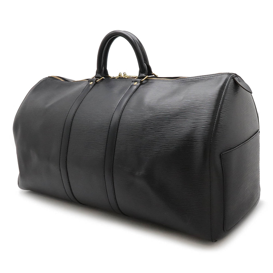 Louis Vuitton Epi  55 Boston Bag Black