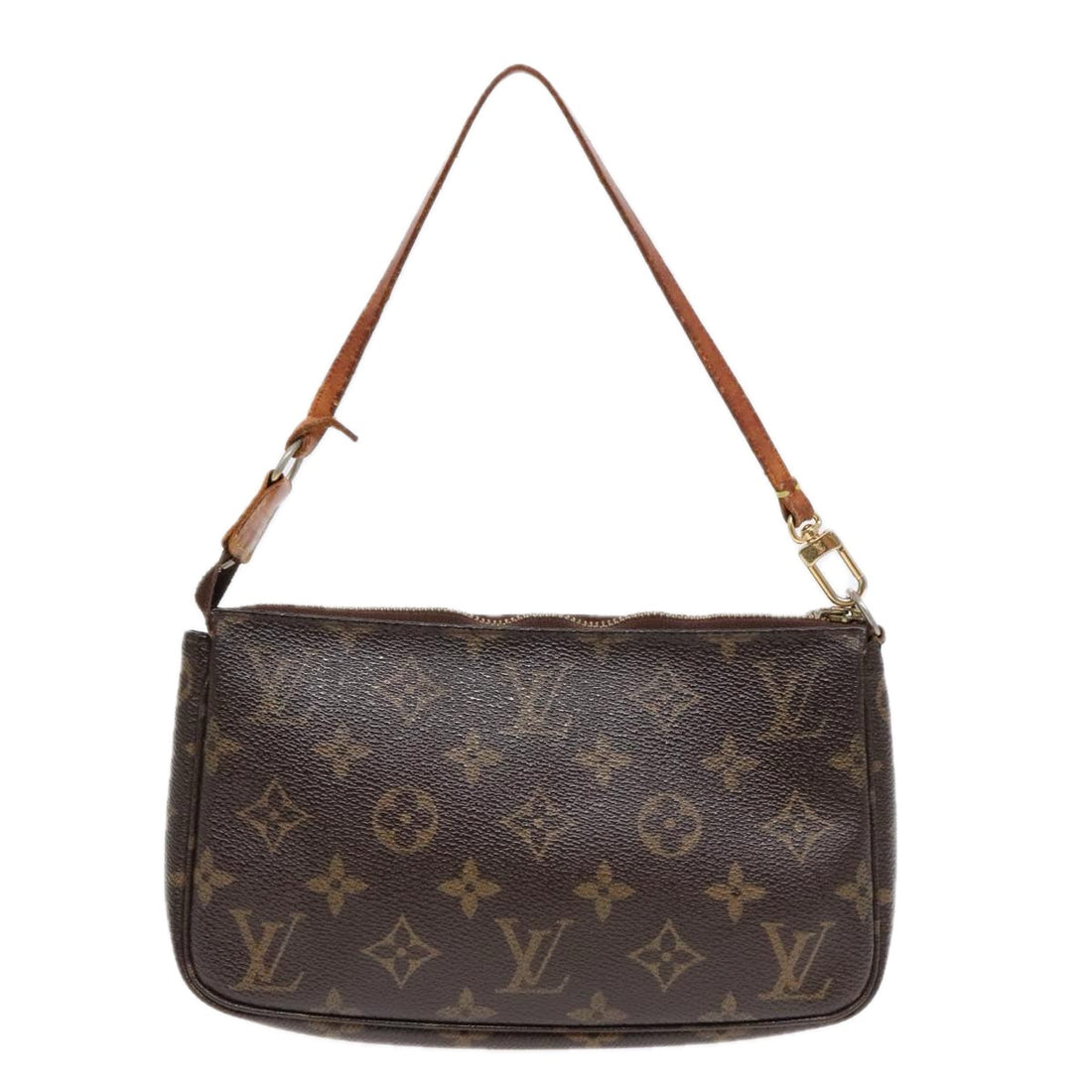 Louis Vuitton Pochette Accessoire  Canvas Clutch Bag