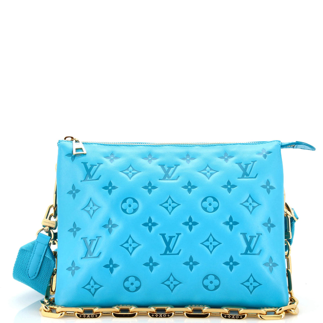 Coussin Bag Monogram Embossed Lambskin PM