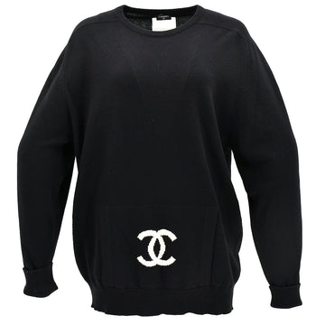 Chanel Fall 1994 CC logo cashmere jumper