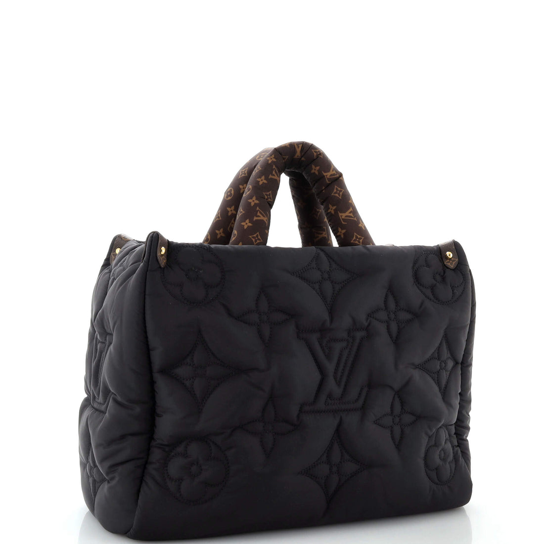 Pillow OnTheGo Tote Monogram Quilted Econyl Nylon MM
