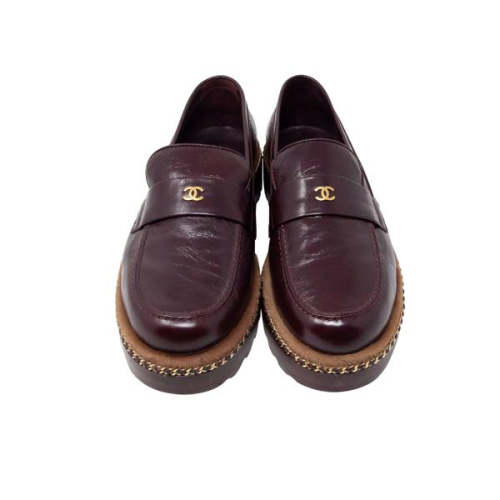 Chanel CC Flatform Loafers