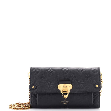 Vavin Chain Wallet Monogram Empreinte Leather